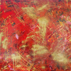 L'intreccio, 150x100, tecnica mista olio e polvere