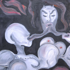 Inferi, 70x50, Olio su Tela