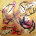 Lanterne d'Oriente, 50x50, tecnica mista