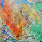 Viaggio nel futuro, 120x80, tecnica mista